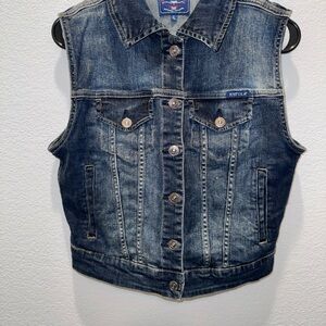 Just USA Blue Jean Vest